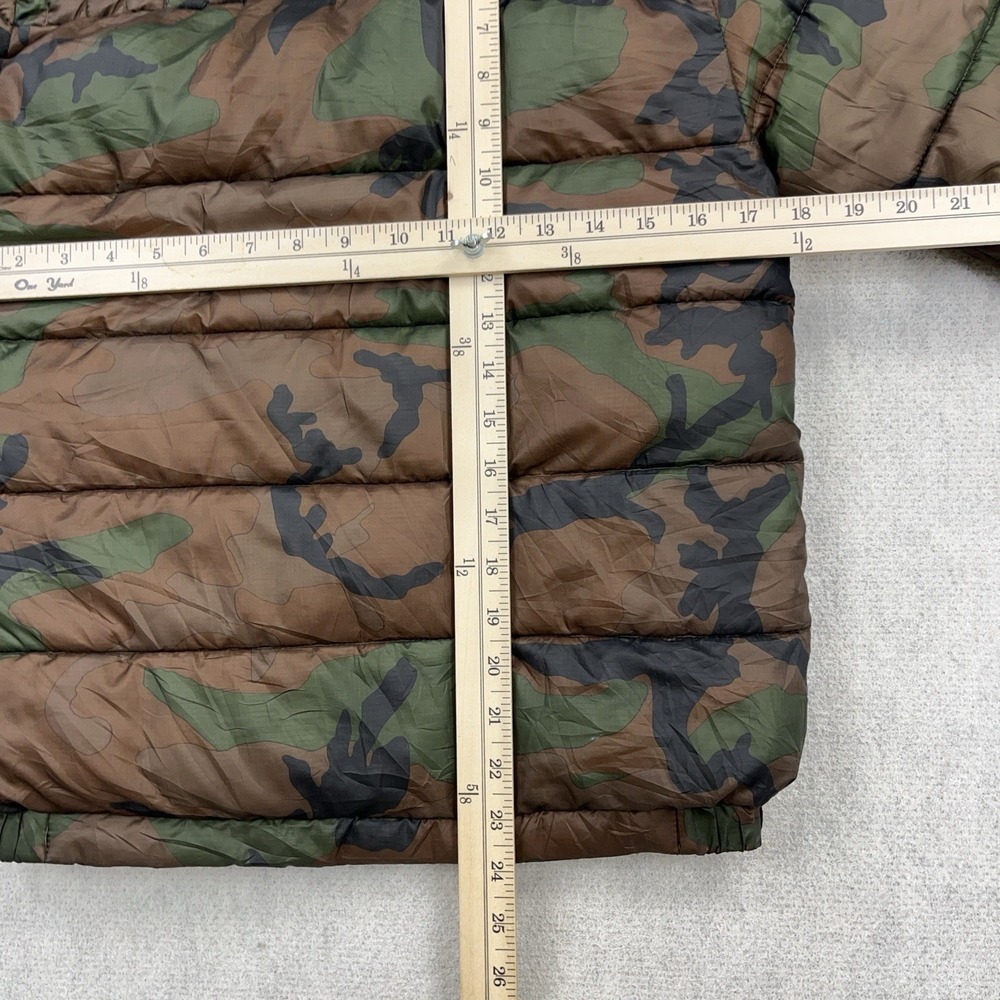 Air Jordan Puffer Jacket Boys Large Green Cano Full Zip Hooded Youth Jumpman‎ * - Picture 12 of 13